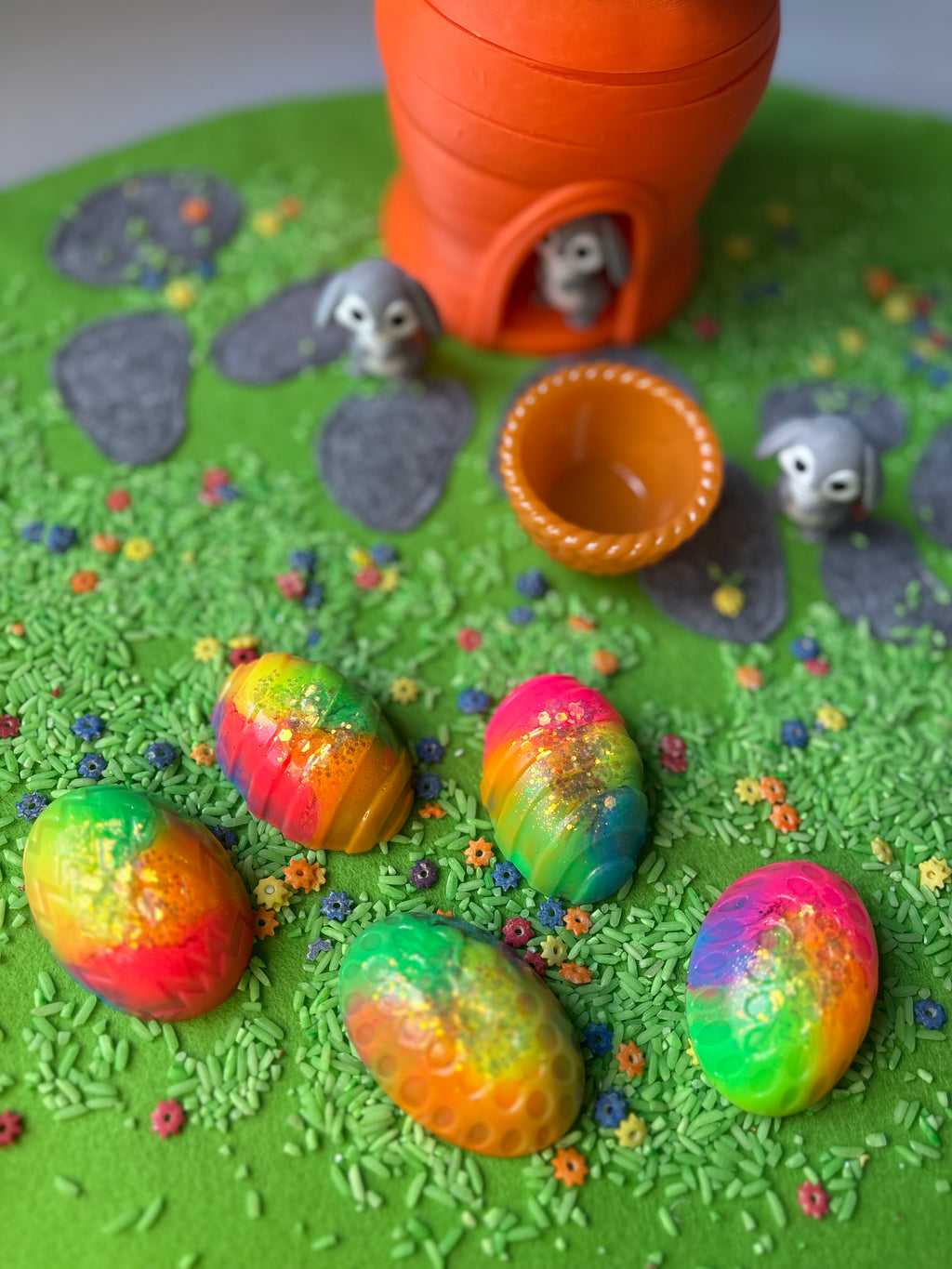 Easter eggs loose parts
