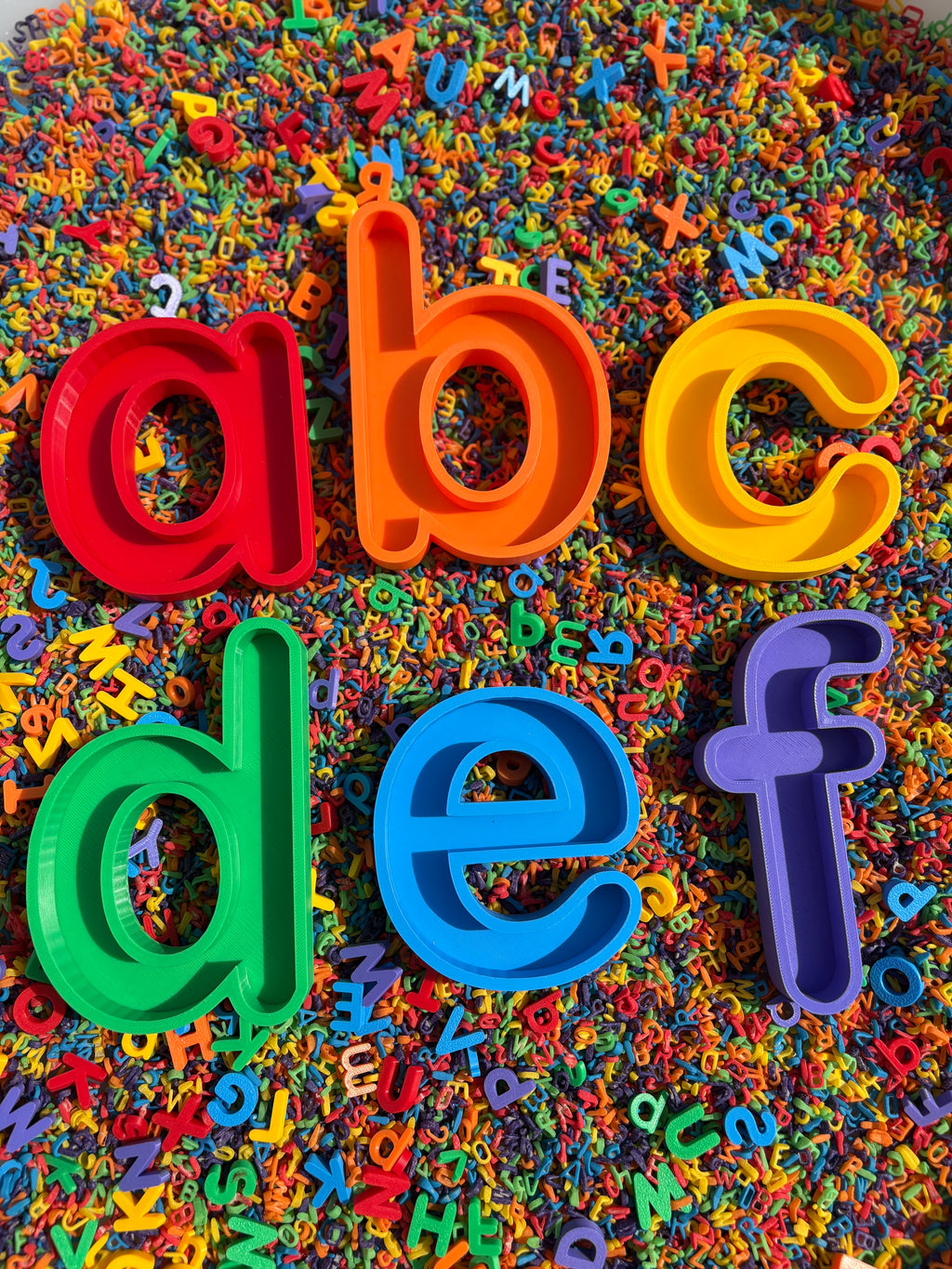 Alphabet mini trays