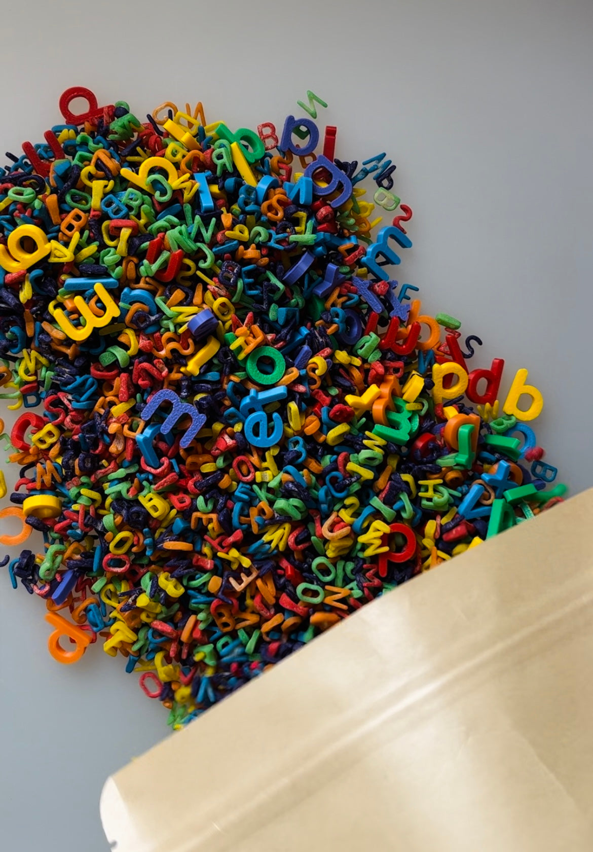 Alphabet sensory base